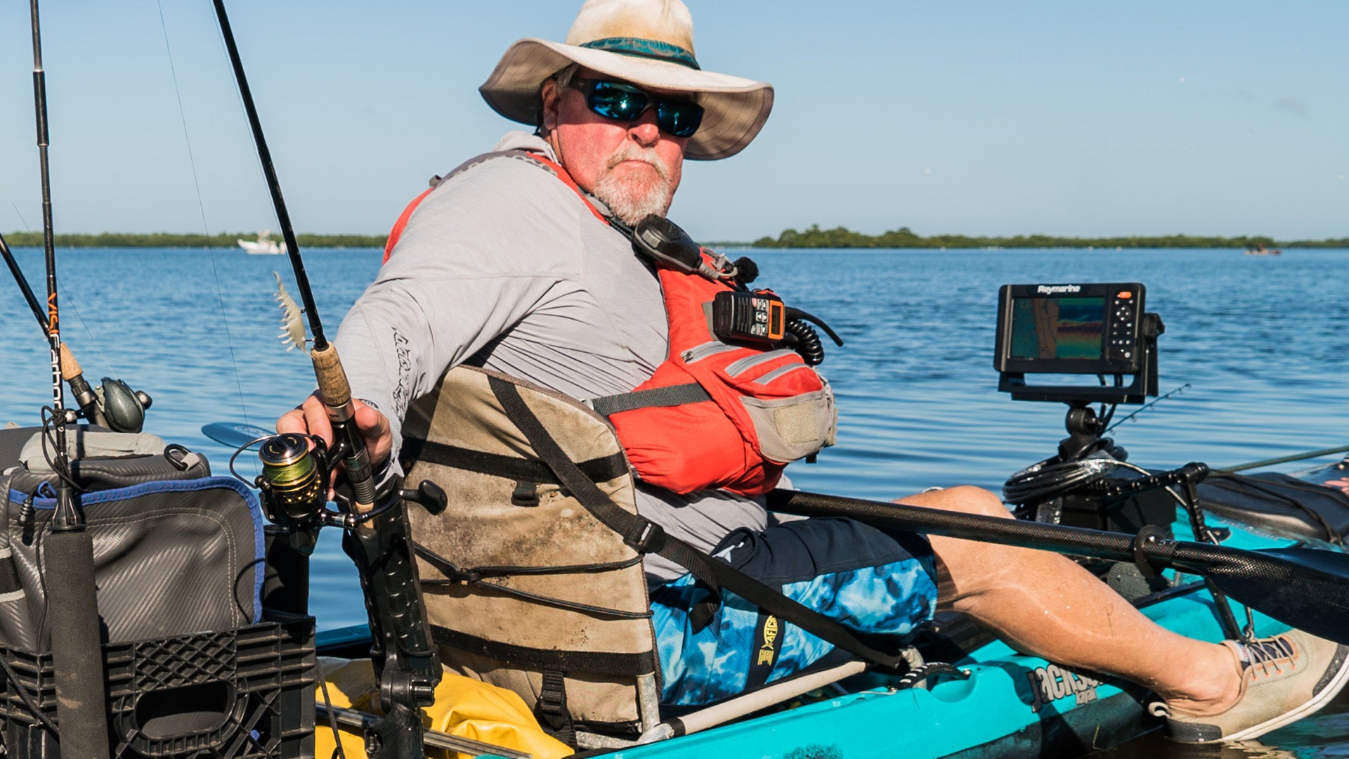 Fisherman With Radio