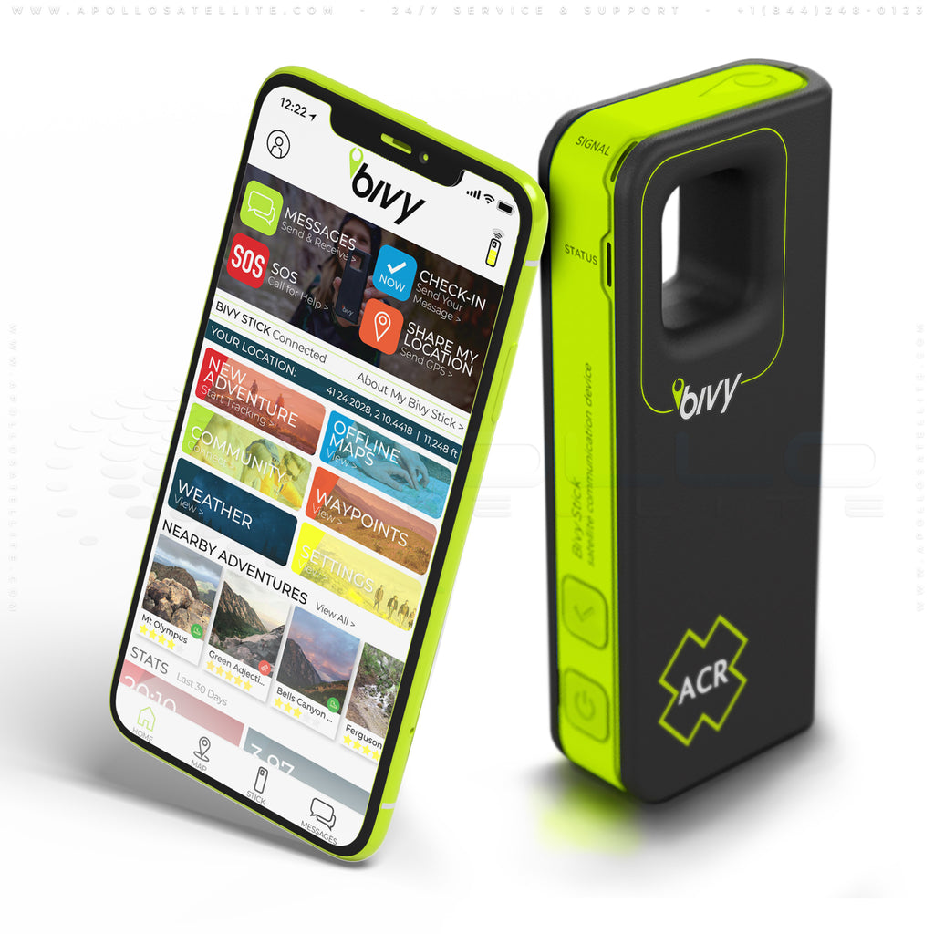 ACR Bivy Stick Satellite Tracker & Messenger - Apollo Satellite
