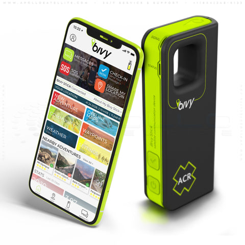 ACR Bivy Stick Satellite Tracker & Messenger - Apollo Satellite